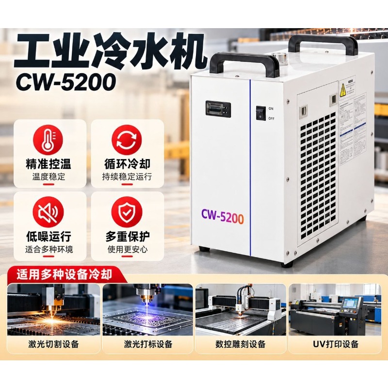 Industrial Chiller CW5200 Smal - đánh giá và giá Laser Industrial Chiller